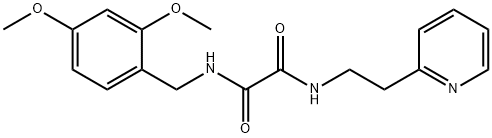 N1-2,4-二甲氧基苄基-N2-2-吡啶基乙基草酰胺