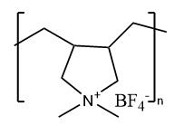 Poly(diallyldimethylammonium) tetrafluoroborate