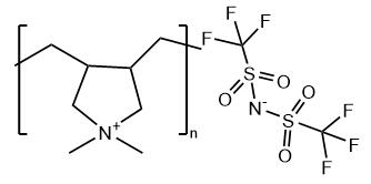 聚(二烯丙基二甲基胺)双(三氟甲烷磺酰)亚胺盐